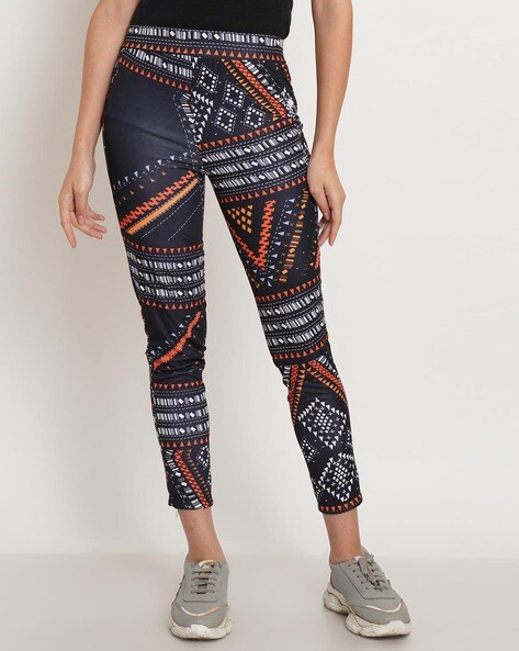 Women Fitted Track Pants with Contrast Taping
