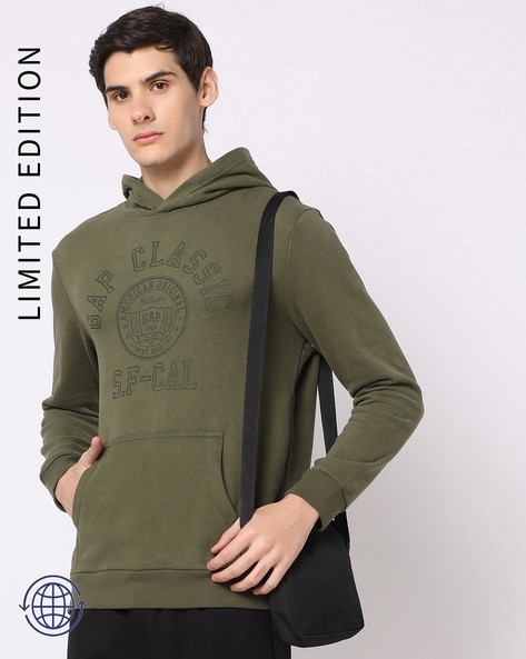 Olive green store gap hoodie