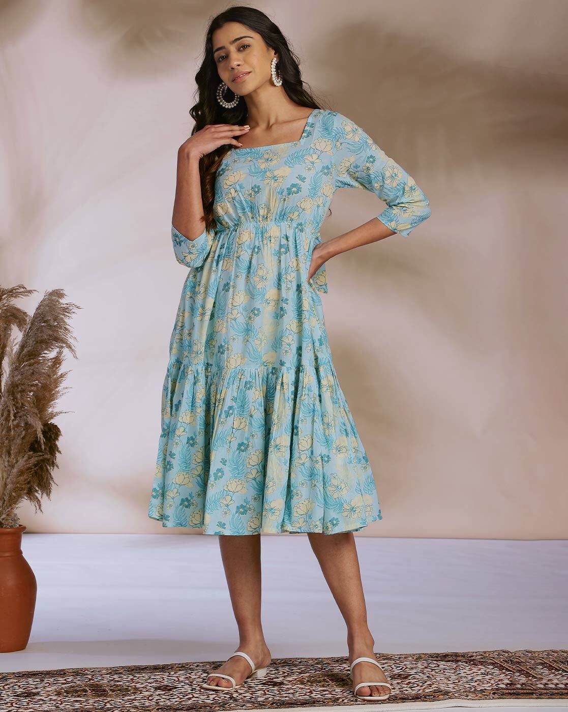 Buy Blue Dresses for Women by Janasya Online