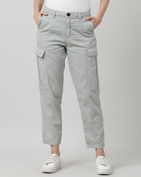 Buy MARK LEUTE Women's Slim;Classic Formal Trousers (ML-LYCTR_Black_28) at  Amazon.in