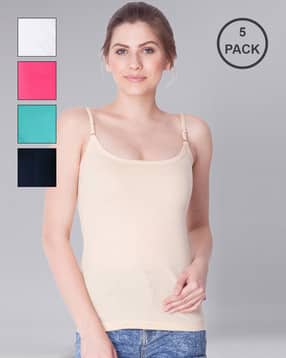 dollar missy Pack of 5 Scoop-Neck Camisoles-picture-26