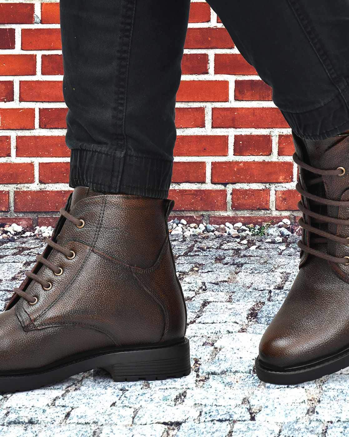 Buy Brown Boots for Men by DESIDERIO Online