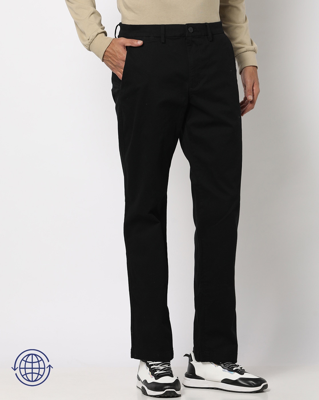 Buy Blue Trousers & Pants for Women by GAP Online | Ajio.com