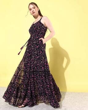 quiero Women Floral Print Jumpsuit with Insert Pockets-picture-15