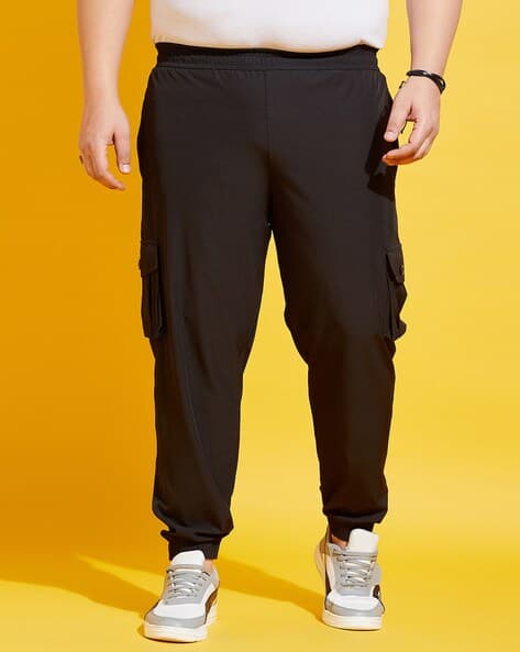 Men Mid Rise Cargo Joggers