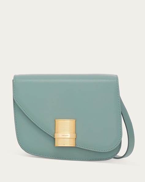 Buy FERRAGAMO Fiamma Small Crossbody Bag Patrol Green Color