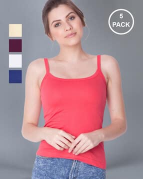 dollar missy Pack of 5 Scoop-Neck Camisoles-picture-27