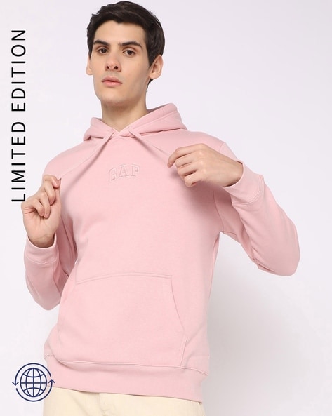 Pink gap hot sale hoodie mens