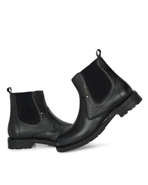 Buy Black Boots for Men by DESIDERIO Online Ajio