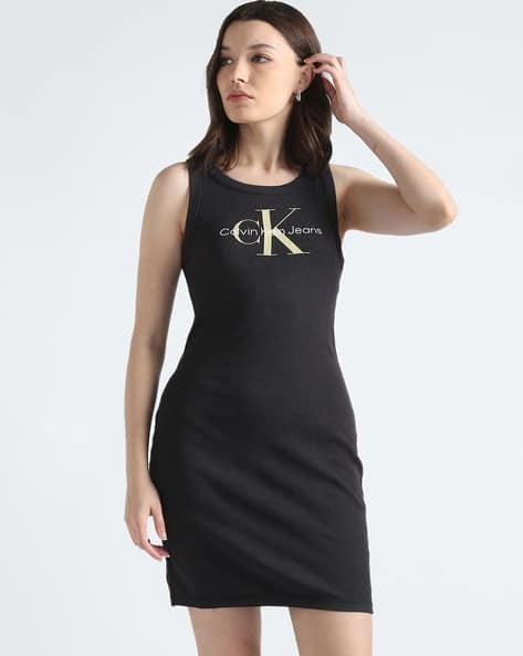 Women Archival Brand Print Sheath Dress