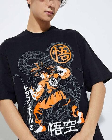 Men Oversized Dragon Ball Z T-Shirt