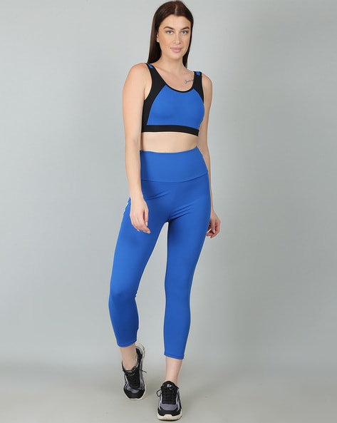 N-gal Colour-Block Tracksuit with Sleeveless