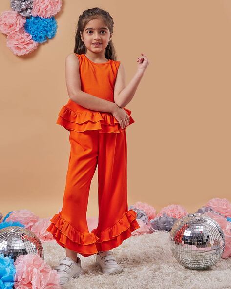 HALLOWEEN: Lightning Bug, Orange and Black Festive Pants, Girls Size 10 |  eBay