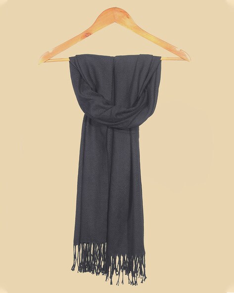 Women Knitted Scarf with Fridge Hem Price in India