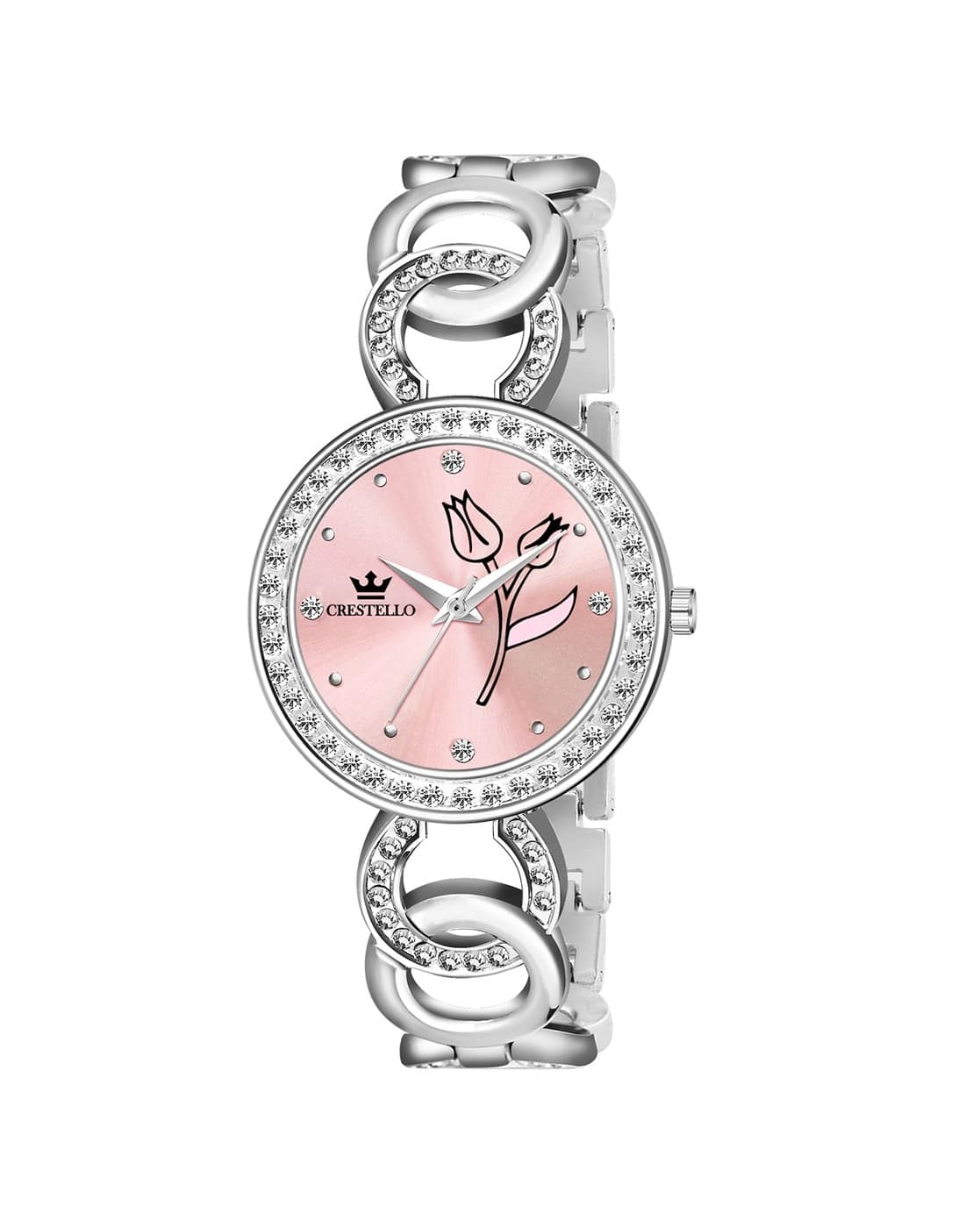 Buy Silver-Toned Watches for Women by Crestello Online