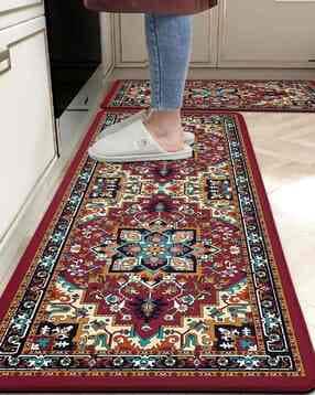 aazeem Antiskid Rectangular Mat & Runner Set-picture-26