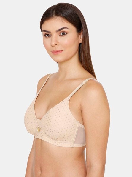 Buy Zivame Marshmallow Padded Non Wired 3/4th Coverage T-Shirt Bra