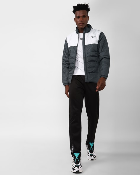 Colourblock Regular Fit Puffer Jacket