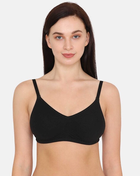Buy Zivame Basics Padded Non Wired 3/4th Coverage Backless Bra-Black at  Rs.400 online