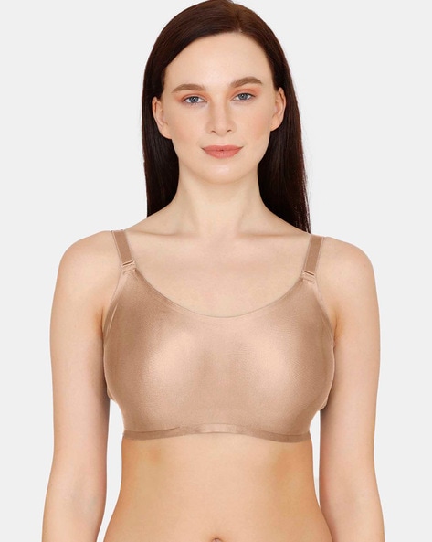 Buy Soie Beige Under Wired Non Padded T-Shirt Bra for Women Online