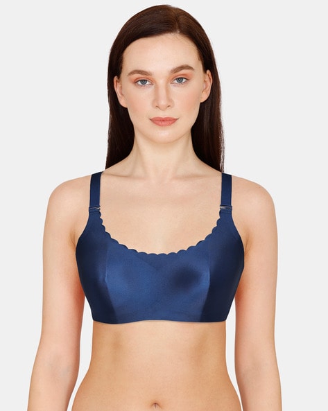 Buy Zivame Miracle Double Layered Non Wired Full Coverage T-Shirt Bra -  Cuban Sand at Rs.1495 online