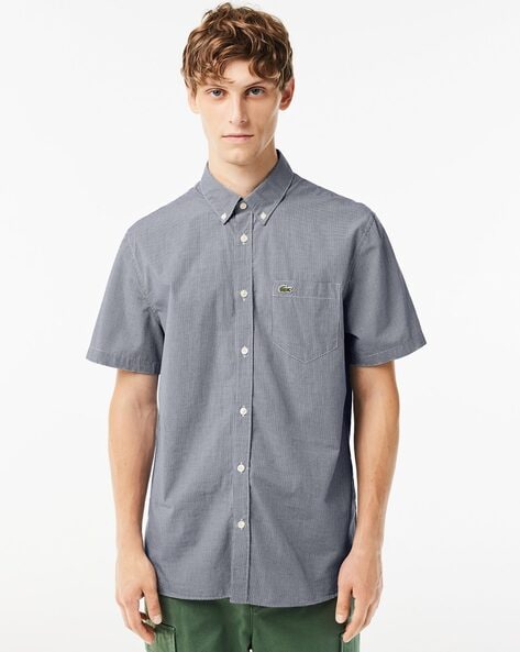 Lacoste Men Checked Regular Fit Shirt