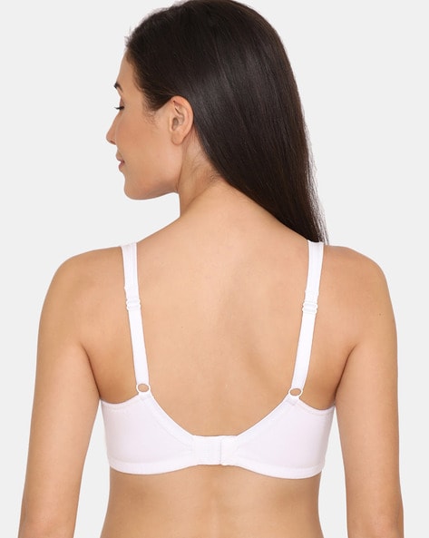 Buy Lady Lyka Padded Non Wired Full Coverage T-Shirt Bra - White at Rs.419  online