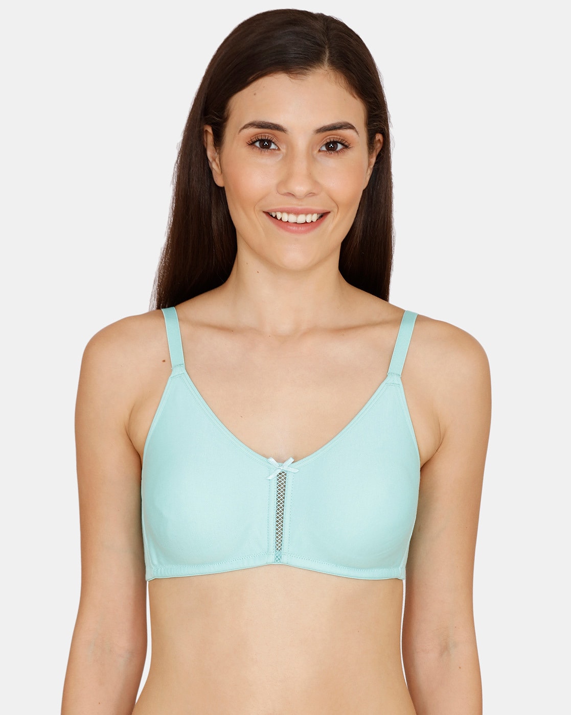 Buy Zivame Beautiful Basics Padded Non Wired 3/4th Coverage Backless Bra -  Baltic at Rs.549 online