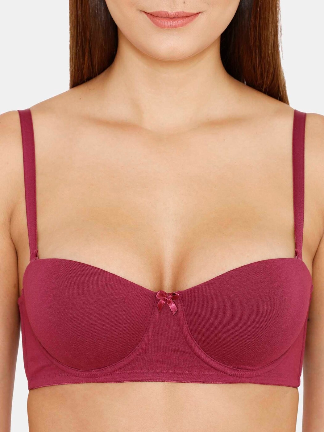 Buy online Purple Cotton Tshirt Bra from lingerie for Women by Zivame for  ₹460 at 60% off