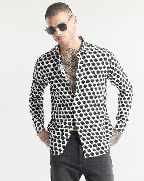 Dot Dazzle Slim Fit Shirt