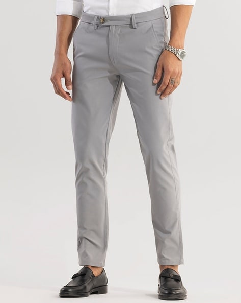 Buy Grey Trousers & Pants for Men by SNITCH Online