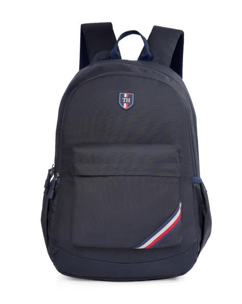 Laptop Backpack with Logo Print