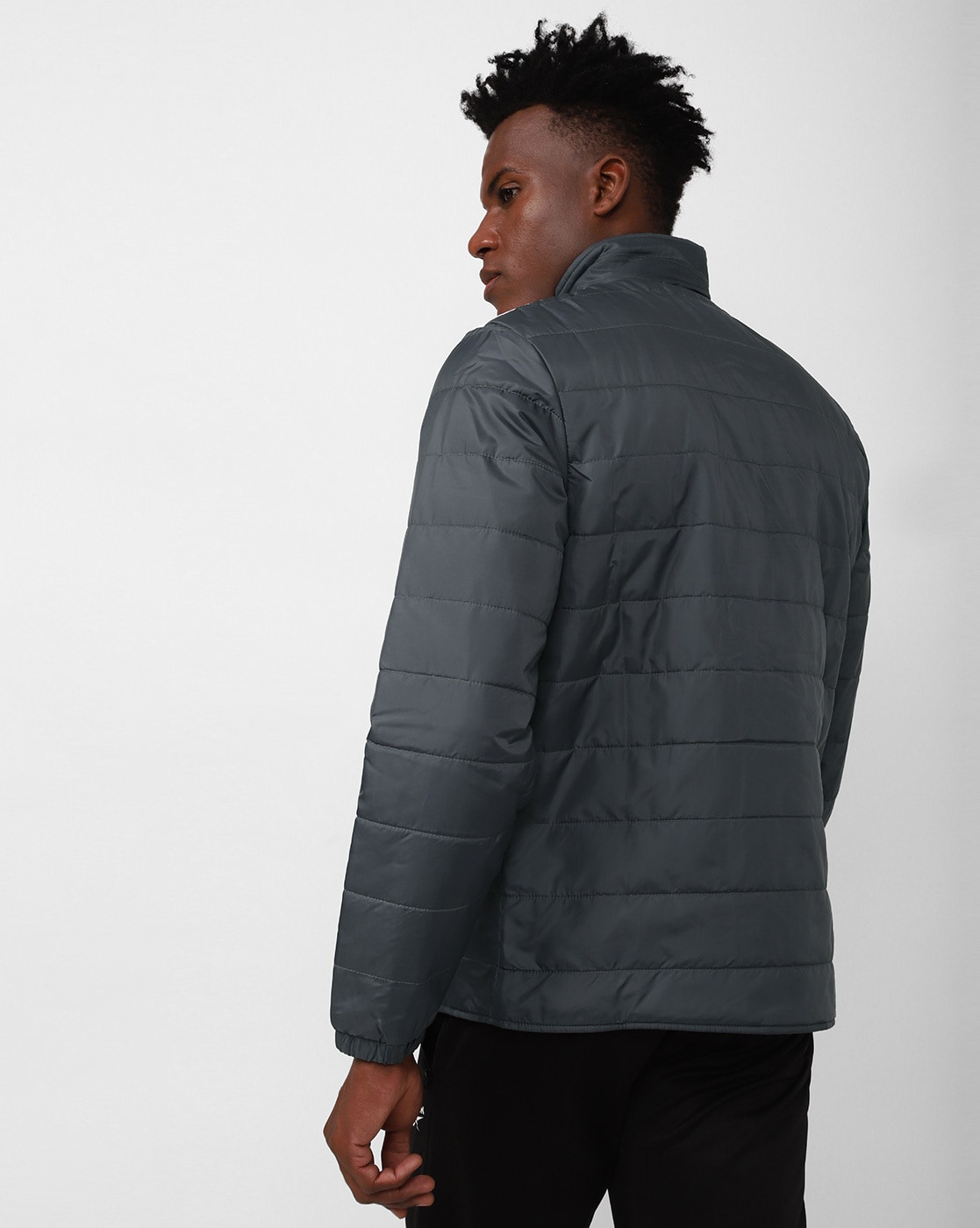 Colourblock Regular Fit Puffer Jacket