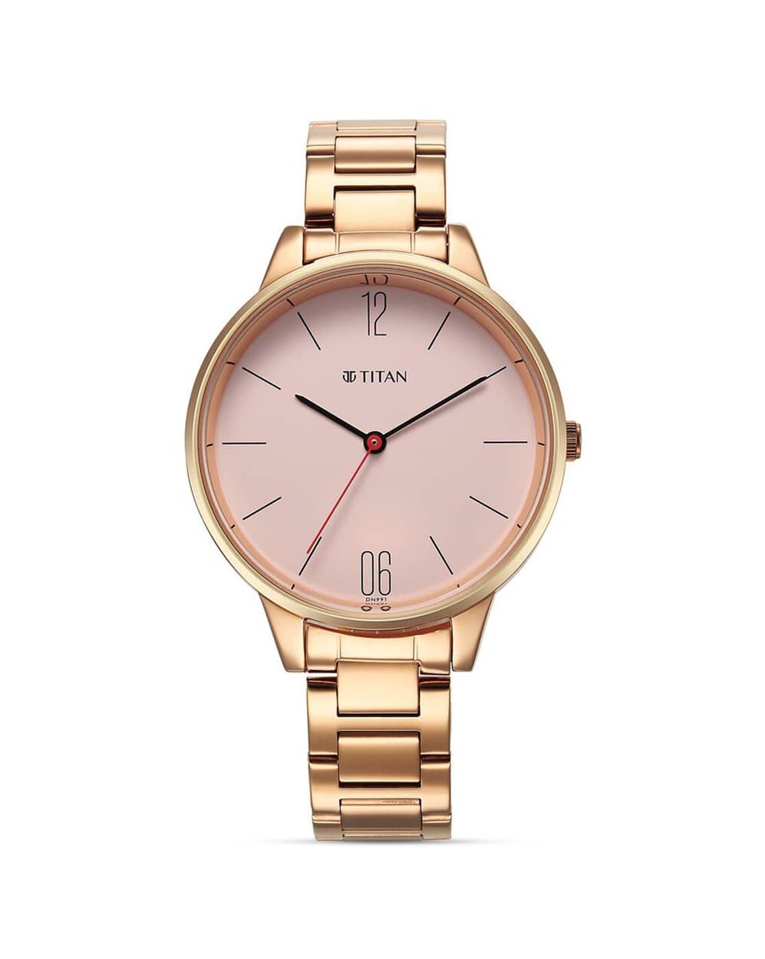 Titan Watches Bad Girl Watches Prices Buy Rose Gold-Toned Watches