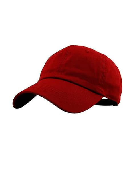 Baseball Plain Red Snapback Hat Adult Colored Snapback Adjustable