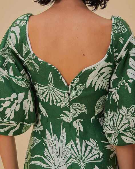 forest soul green short sleeve mini dress Well Versed Pleated Mini Dress Forest Green main image 0