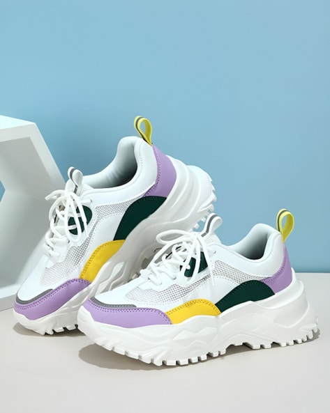 Buy Multicoloured Sneakers for Women by LAYASA Online