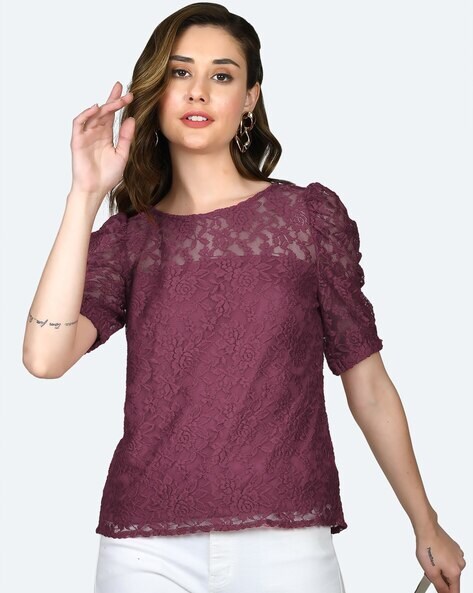 Buy Wine Tops for Women by Zink London Online