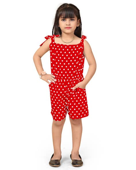Polka-Dot Jumpsuit with Insert Pocket