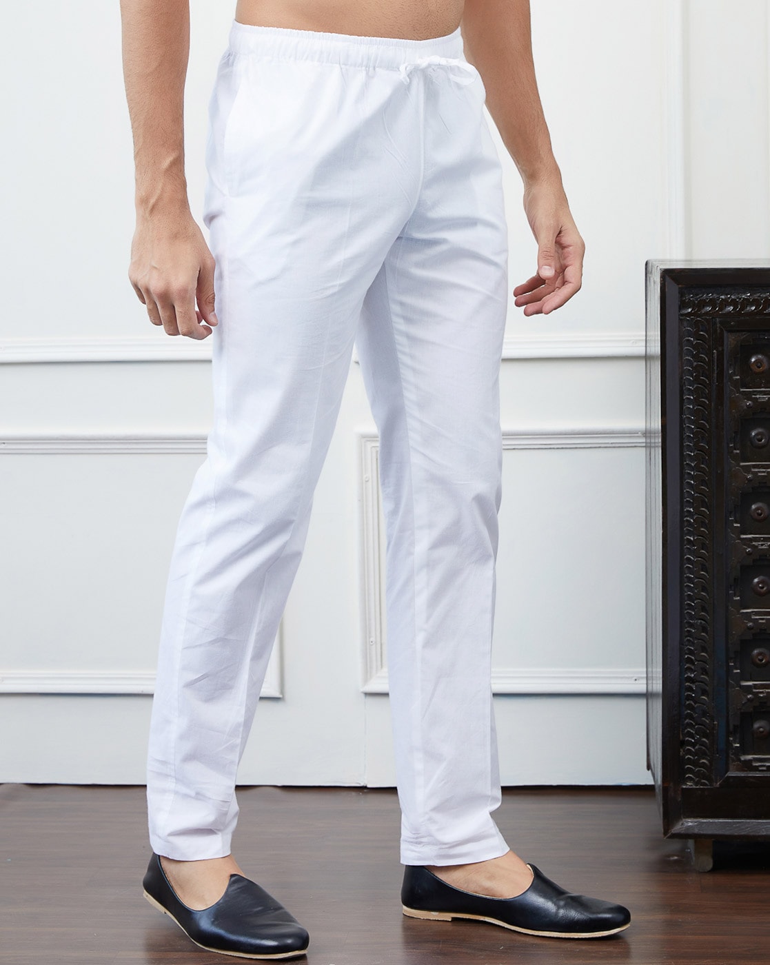 Buy White Pyjamas & Churidars for Men by SEE DESIGNS Online