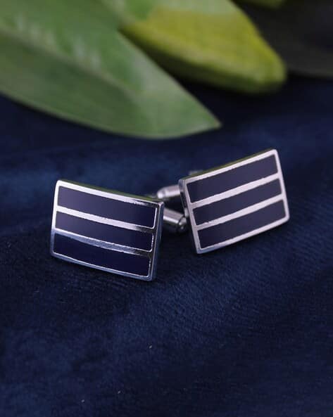 Buy Blue Cufflinks Tiepins for Men by Kavove Online
