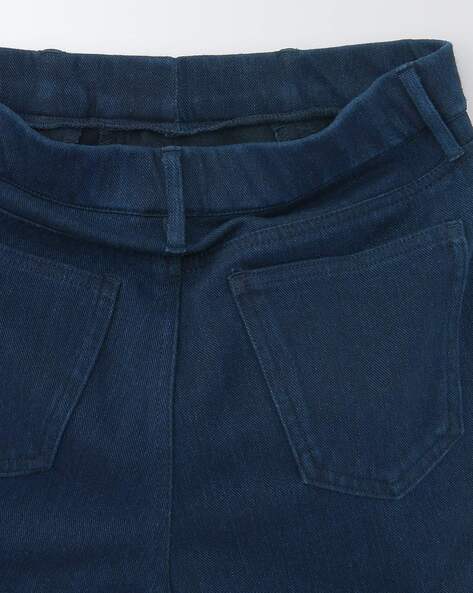Stretch Denim Trousers For Women High Waist Slimming Denim Leggings Soft  Skin-friendly Pencil Pants | Fruugo KR