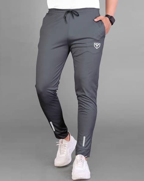 Men Track Pants with Elasticated Waistband