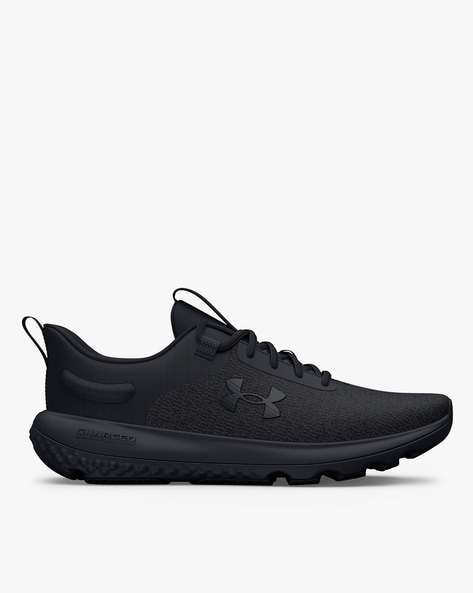 All black under armour shoes best sale