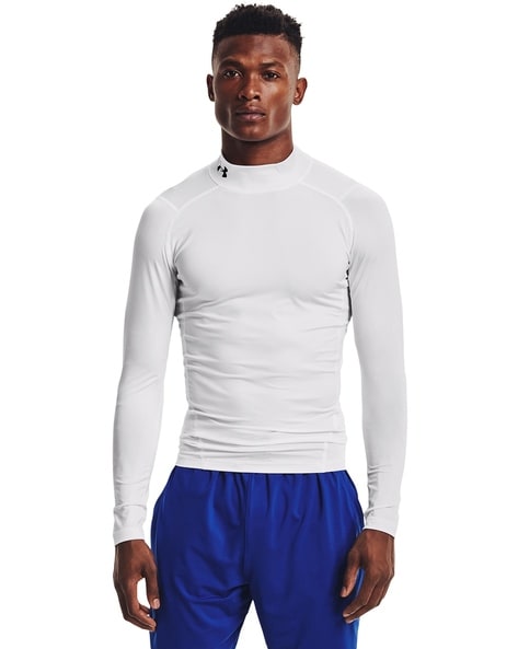 HeatGear Mock Long -Sleeve T-Shirt