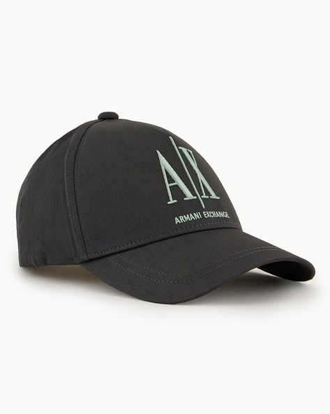 Armani exchange black hat best sale