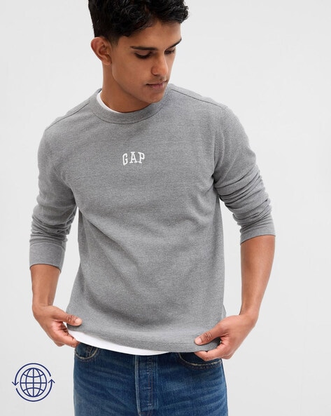 Men Regular Fit Crew-Neck T-Shirt
