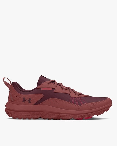 Burgundy under armour shoes online