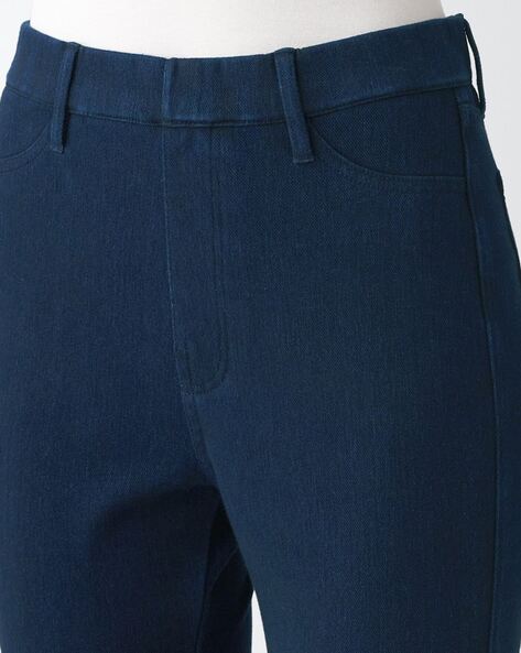 Jessica London Women's Plus Size Straight Leg Stretch Denim Jeggings, 24 -  Grey Denim : Target