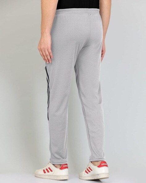 Straight Track Pants with Contrast Taping